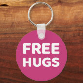 抱擁ボタンKeychainを放して下さい キーホルダー (正面)