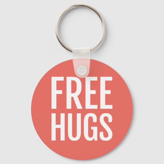 抱擁ボタンKeychainを放して下さい キーホルダー (正面)