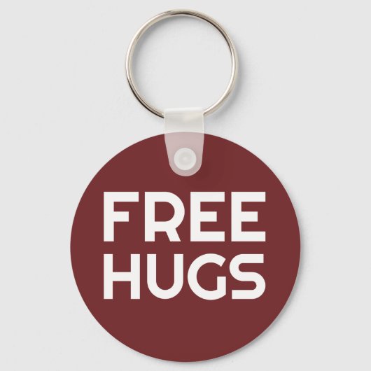 抱擁ボタンKeychainを放して下さい キーホルダー (正面)