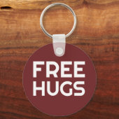 抱擁ボタンKeychainを放して下さい キーホルダー (正面)