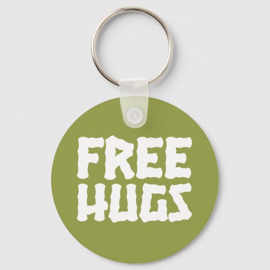抱擁ボタンKeychainを放して下さい キーホルダー (正面)