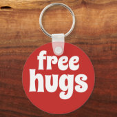 抱擁ボタンKeychainを放して下さい キーホルダー (正面)