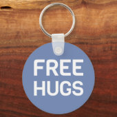 抱擁ボタンKeychainを放して下さい キーホルダー (正面)