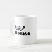 抱擁マグを放して下さい コーヒーマグカップ (正面左)