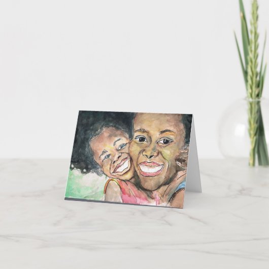 抱擁メッセージカード カード (正面)