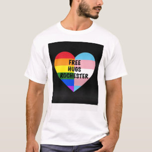 抱擁ロチェスターの標準のTシャツを放して下さい Tシャツ