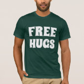 抱擁人の基本的なアメリカの服装のTシャツを放して下さい Tシャツ (正面)