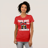 抱擁及びラーメンのティーを放して下さい Tシャツ (正面フル)