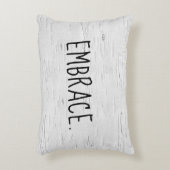 抱擁文字オン樺の木ツリーアクセント枕 アクセントクッション (正面(垂直))