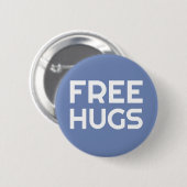 抱擁標準、2つの¼のインチの円形ボタンを解放して下さい 缶バッジ (正面&裏面)