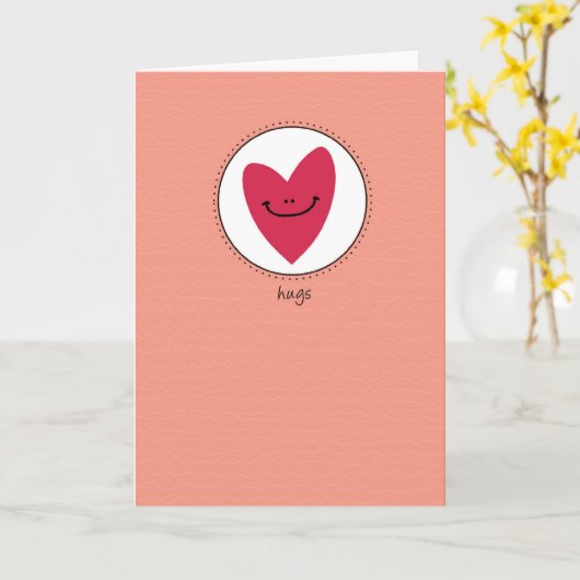 抱擁 カード (黄色い花)