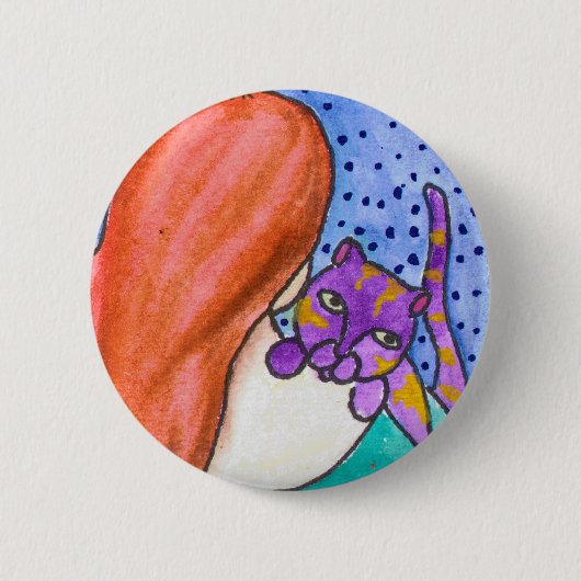 抱擁 缶バッジ (正面)