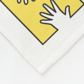 抱擁(色) フリースブランケット (角)