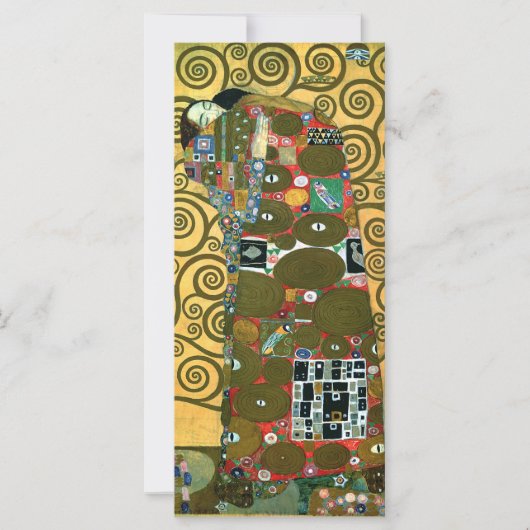 『抱擁』(The Embrace) by Gustav Klimt (正面)
