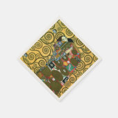 『抱擁』(The Embrace) by Gustav Klimt スタンダードカクテルナプキン (角)