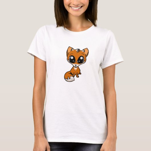 抱擁Pls! キツネ Tシャツ (正面)