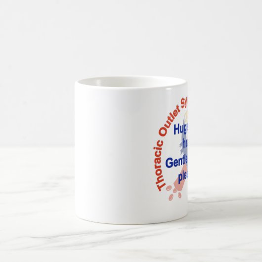 抱擁TOSの認識度のマグを温和にして下さい コーヒーマグカップ (中央)