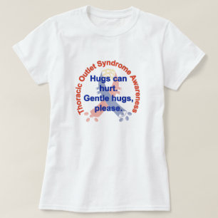 抱擁TOSの認識度の女性のティーを温和にして下さい Tシャツ