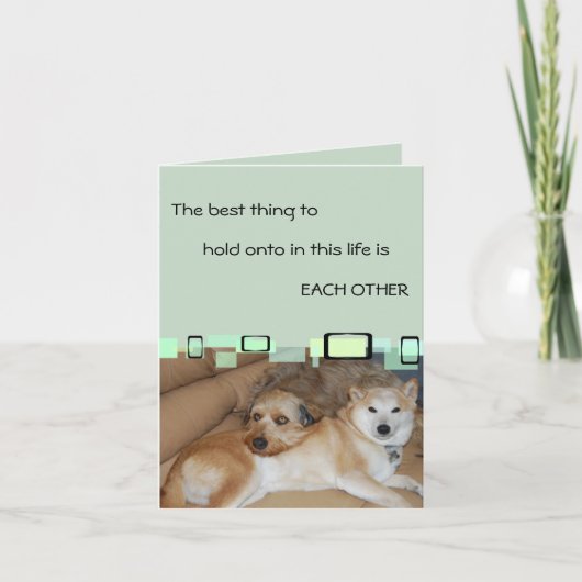 抱最高のき合う物が互いだ カード (正面)