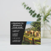 抵当会社マーケティング4再融資の理由 ポストカード (スタンド正面)