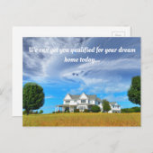 抵当会社融資担当者新ホームマーケティング ポストカード (正面/裏面)