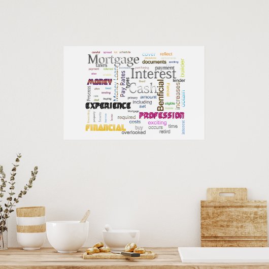 抵当利息 ポスター (キッチン)