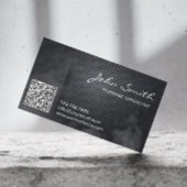 抵当剤金属QRコード 名刺