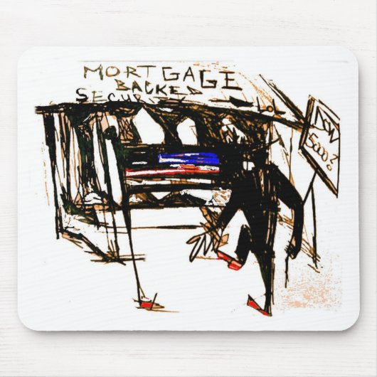 抵当担保セキュリティ マウスパッド (正面)