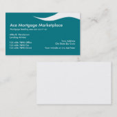 抵当権所有会社の名刺 名刺 (正面/裏面)