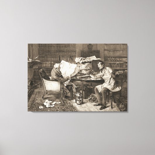 抵当権1899 キャンバスプリント (正面)