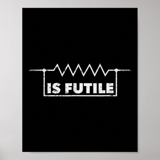 抵抗が不毛デザイン電気エンジニアリングRである ポスター (正面)