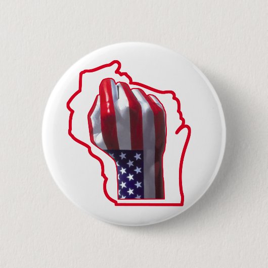 抵抗して下さい! 缶バッジ (正面)