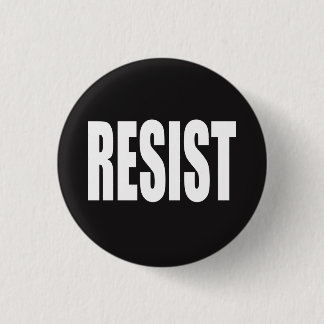 "抵抗して下さい" 缶バッジ