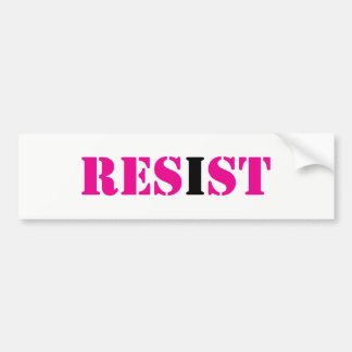 抵抗して下さい; I抵抗抵抗の動き バンパーステッカー