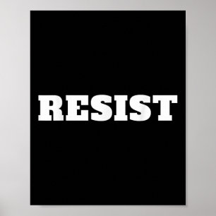抵抗しろ。アンチトランプ#resist対ドナルド・トランプ ポスター