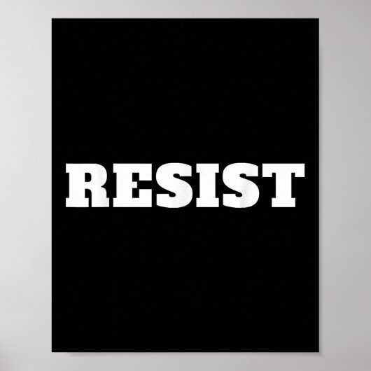 抵抗しろ。アンチトランプ#resist対ドナルド・トランプ ポスター (正面)