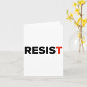抵抗しろ。アンチトランプ#resist 1 カード (黄色い花)