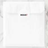 抵抗しろ。アンチトランプ#resist 1 ラウンドシール (バッグ)
