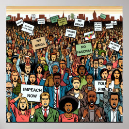 抵抗し、トランプを弾劾 ポスター