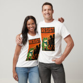 抵抗するカエル, カエルレジスタンス, ポートランドカエル Tシャツ (ユニセックス)