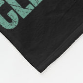 抵抗する自由の女神の手を離す フリースブランケット (角)