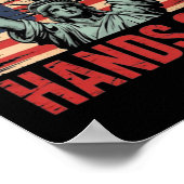 抵抗する自由の女神の手を離す ポスター (角)