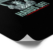 抵抗する自由の女神の手を離す ポスター (角)