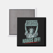 抵抗する自由の女神の手を離す マグネット (正面/裏面)