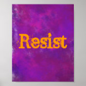 抵抗する ポスター (正面)