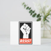 抵抗する ポストカード (スタンド正面)