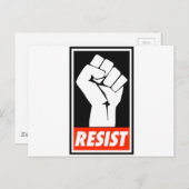 抵抗する ポストカード (正面/裏面)