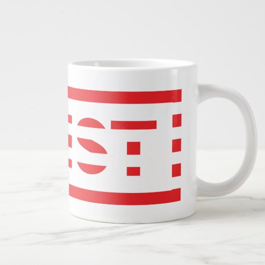 抵抗する|統一された州フラグ ジャンボコーヒーマグカップ (右)