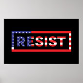 抵抗する |統一された州フラグ ポスター (正面)