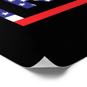 抵抗する |統一された州フラグ ポスター (角)